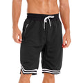 Basketball Shorts Breathable Casual Loose Shorts Drawstring Men Black Short