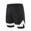 Men Basketball Shorts Sport Soccer Running Fitness Shorts Black
